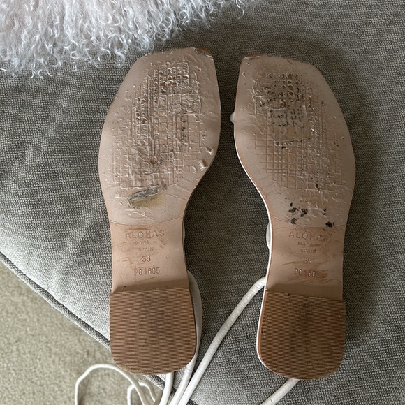 Aloha wrap around ankle sandals❤️ - Picture 4 of 6